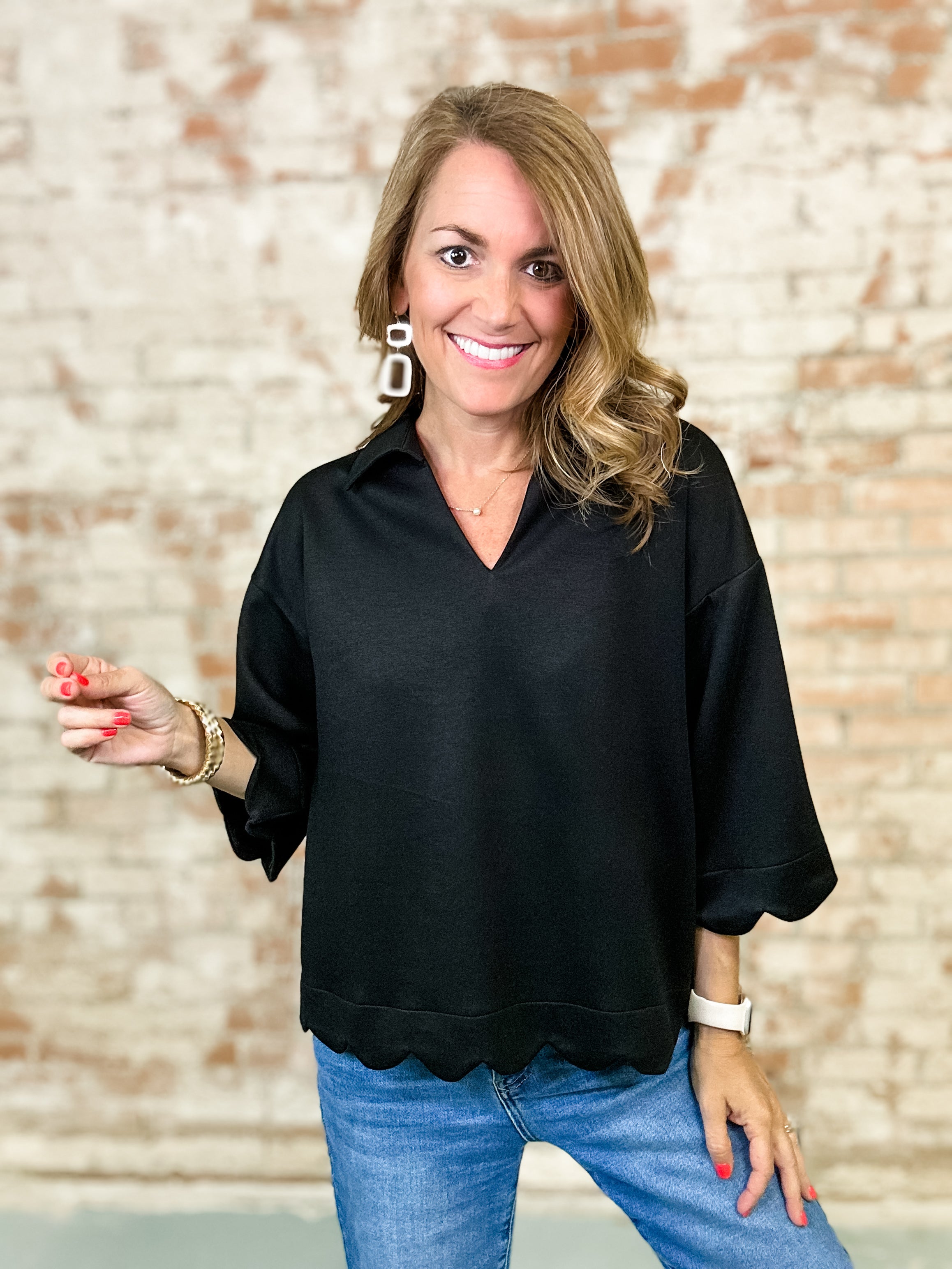 Kendal Collared Top