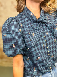 Leslie Floral Embroidered Top
