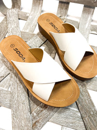 Lucy White Sandal