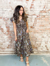 Debra Bow Detail Midi Dress
