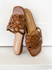 Thesia Geometric Strap Sandal
