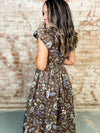 Debra Bow Detail Midi Dress