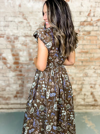 Debra Bow Detail Midi Dress