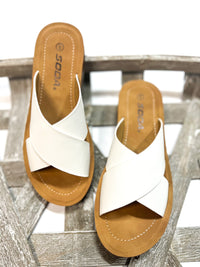 Lucy White Sandal