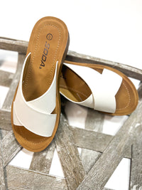 Lucy White Sandal