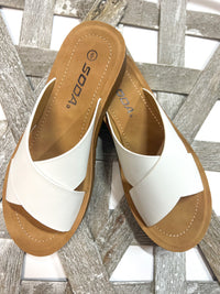 Lucy White Sandal