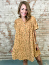 Cheryl Floral Gauze Dress