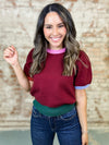 Haleigh Colorblock Knit Top