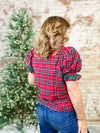 Glad Tidings Puff Sleeve Top