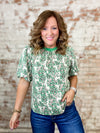 Lollie Bubble Sleeve Top