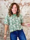 Lollie Bubble Sleeve Top