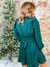 Evergreen Ruffle Dress