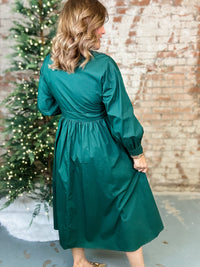 Hunter Front Pleat Dress