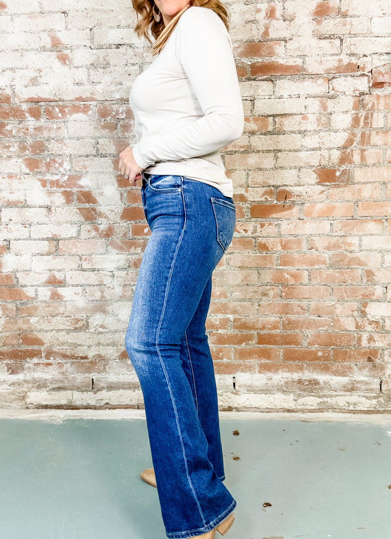 Heritage High Rise Bootcut Jeans