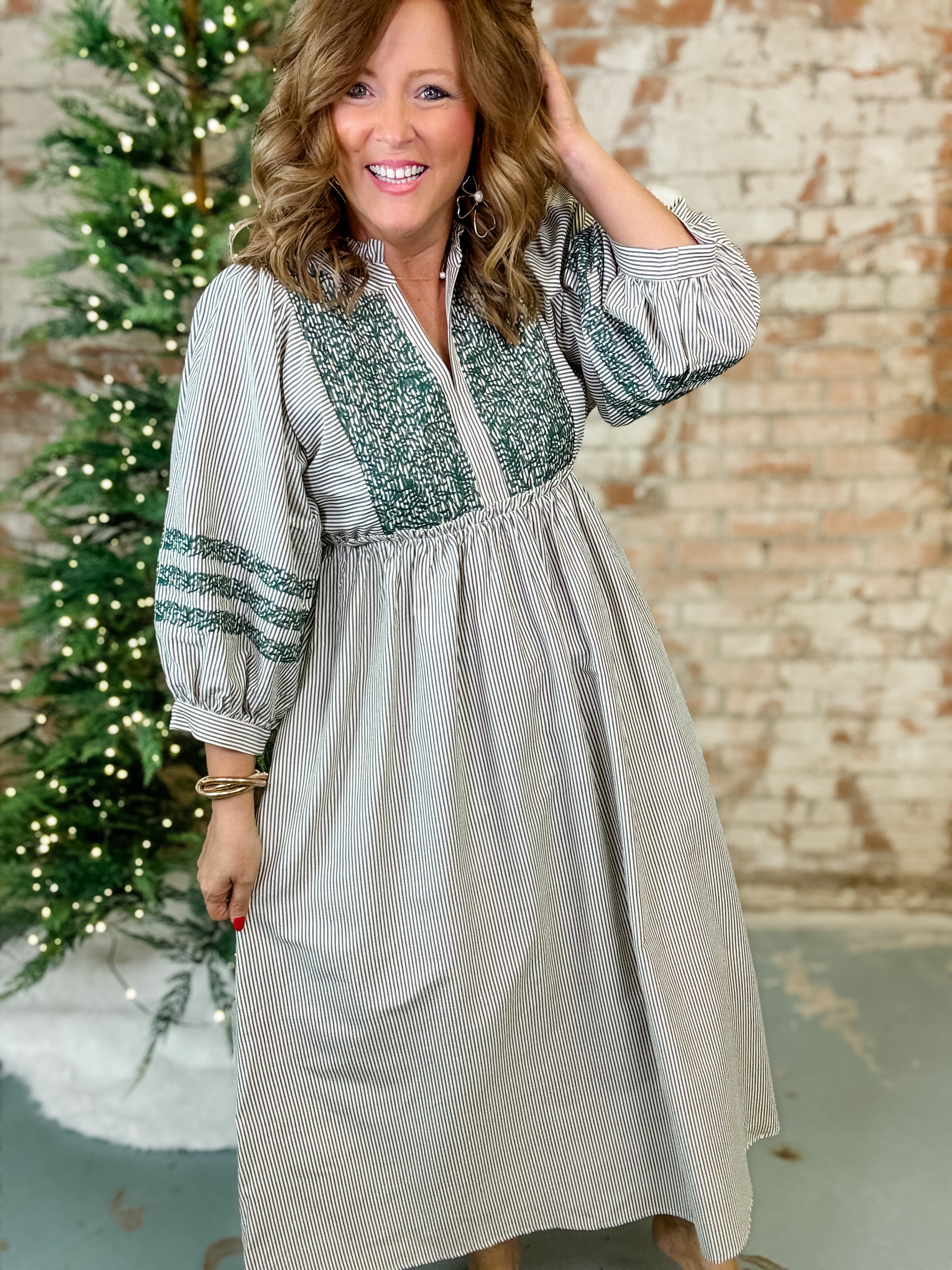 Zyn Embroidered Dress