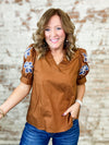 Curtin Embroidered Top