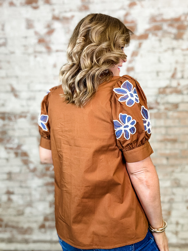 Curtin Embroidered Top