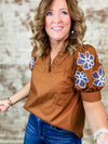 Curtin Embroidered Top