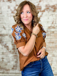 Curtin Embroidered Top