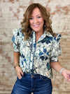 Shereen Mix Print Top