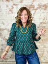 Kara Lace Trim Top