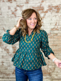 Kara Lace Trim Top