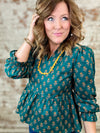 Kara Lace Trim Top