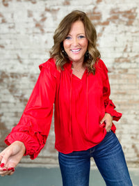 Cherri Peasant Style Top