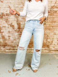 Jettson High Rise Flare Jeans