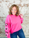 Stallings Sequin Heart Sweatshirt