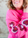 Stallings Sequin Heart Sweatshirt