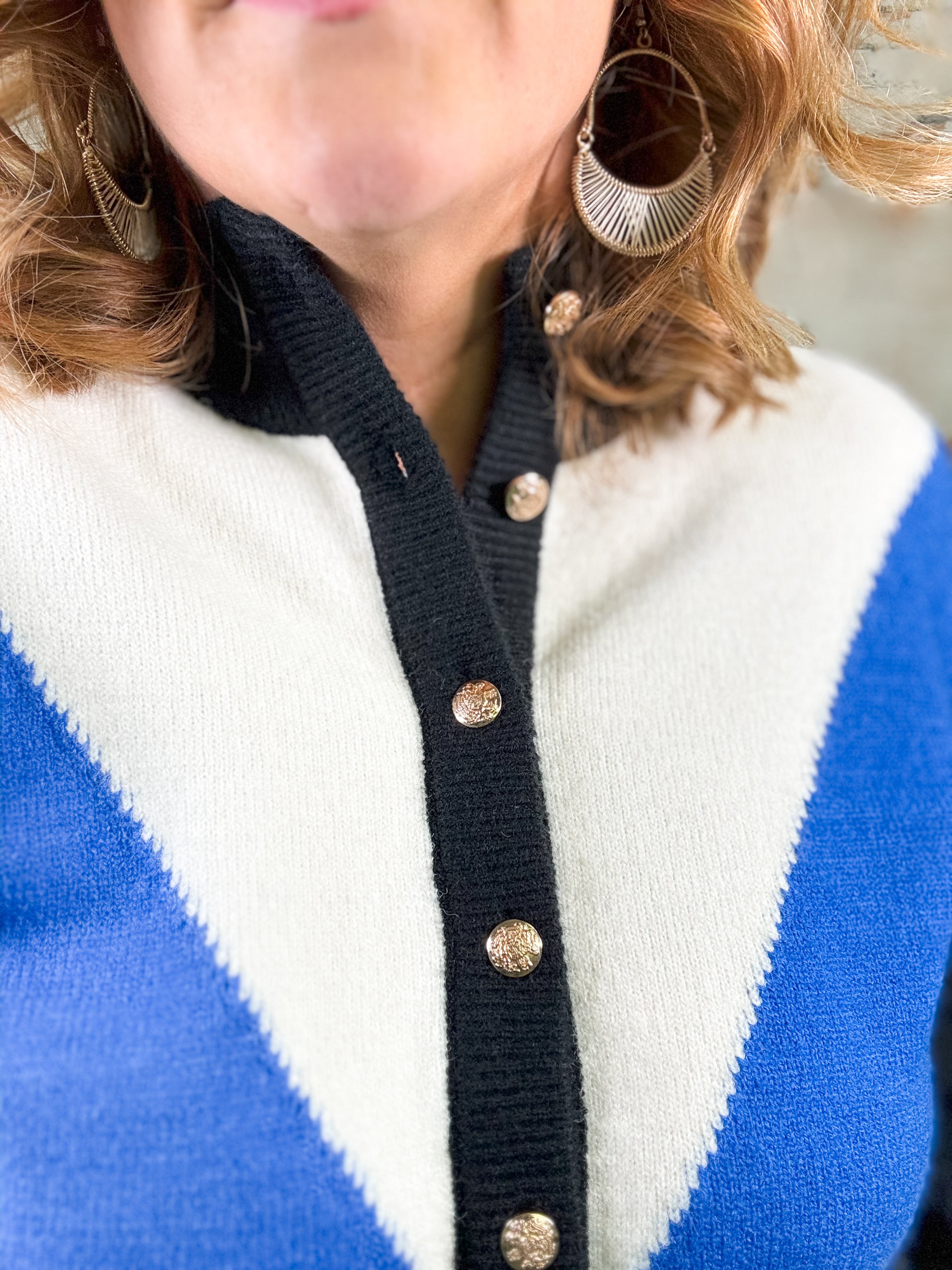 RaeAnn Colorblock Sweater - FINAL SALE