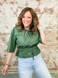 THML Arlo Bow Utility Top