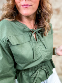 THML Arlo Bow Utility Top