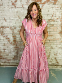Keegan Stripe Maxi Dress