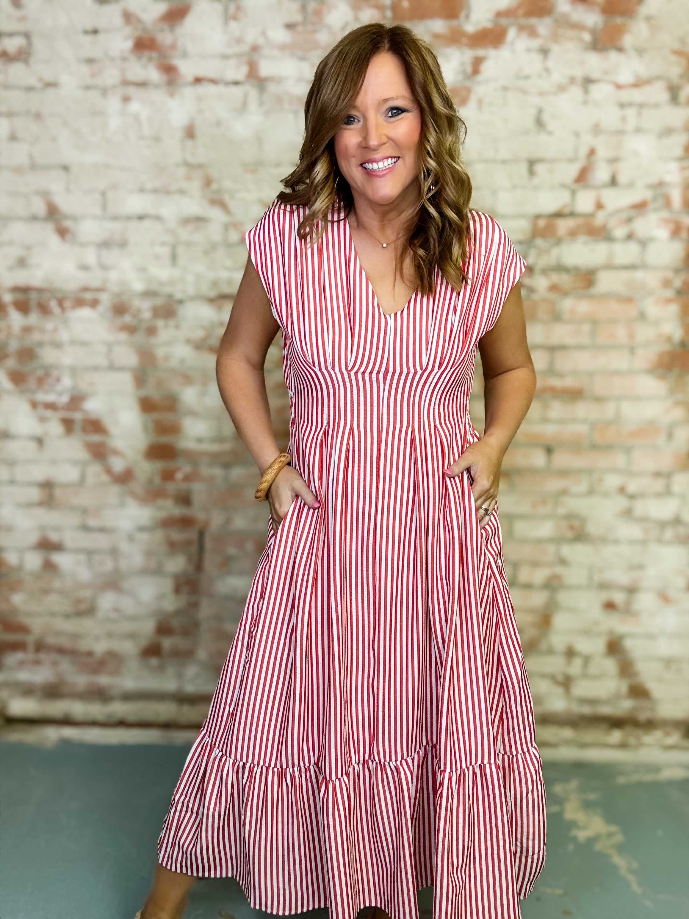 Keegan Stripe Maxi Dress