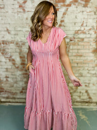 Keegan Stripe Maxi Dress