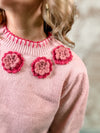 Sonia Floral Embroidered Sweater