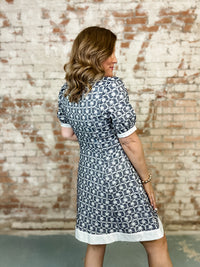 Micah Jacquard Printed Dress