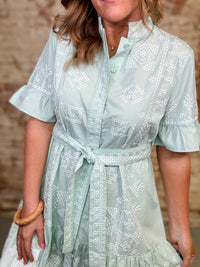 Uncle Frank Michele Cross Stitch Dress
