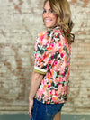 THML Kendalyn Floral Print Top