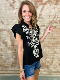 THML Tara Embroidered Top