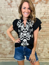 THML Tara Embroidered Top