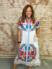Minerva Button Down Dress