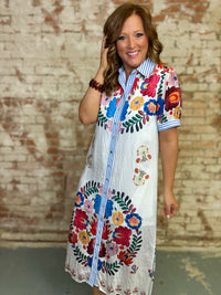 Minerva Button Down Dress