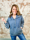 Glenda Button Pullover