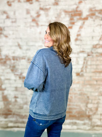 Glenda Button Pullover