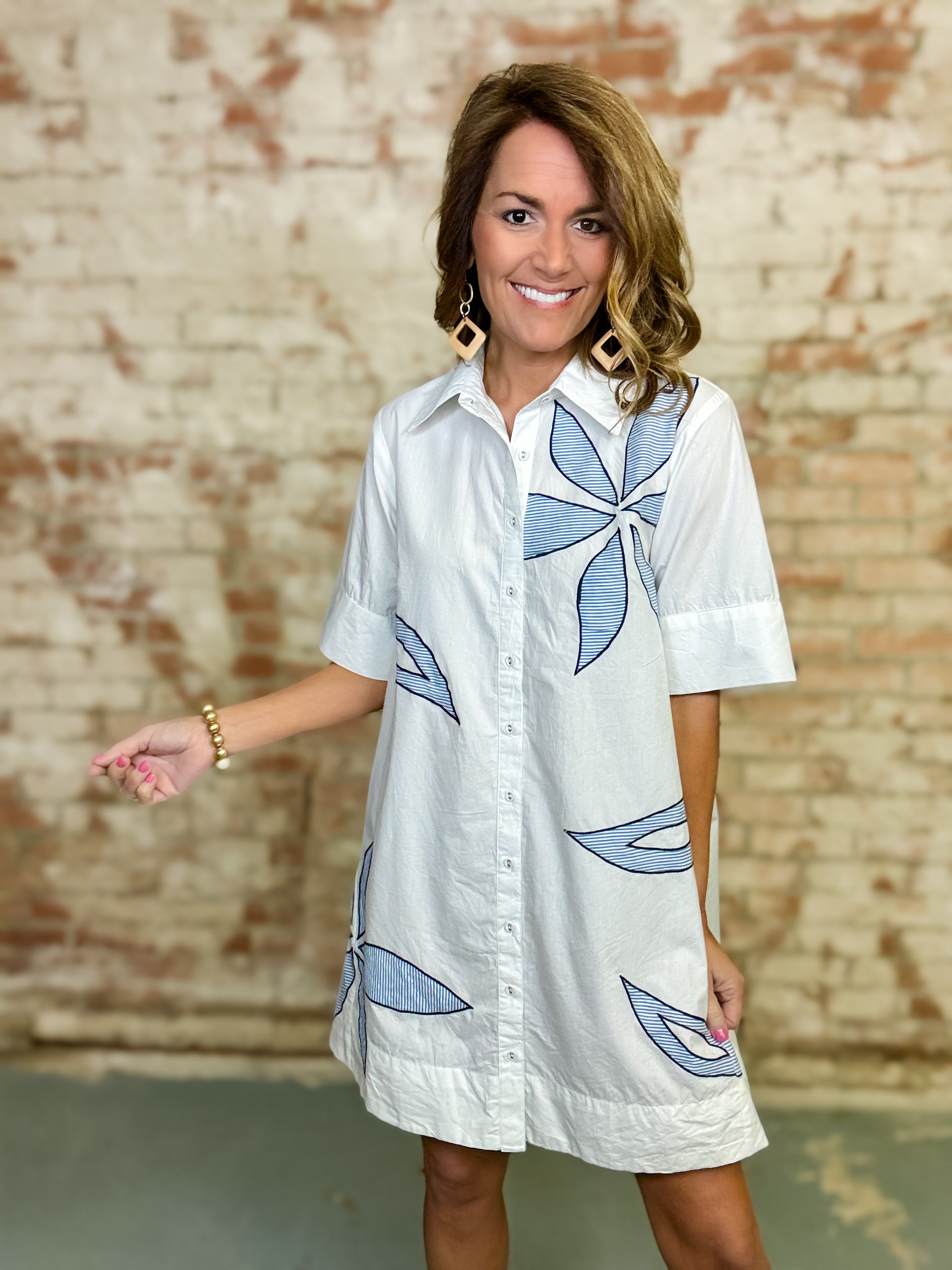 THML Fable Button Down Dress