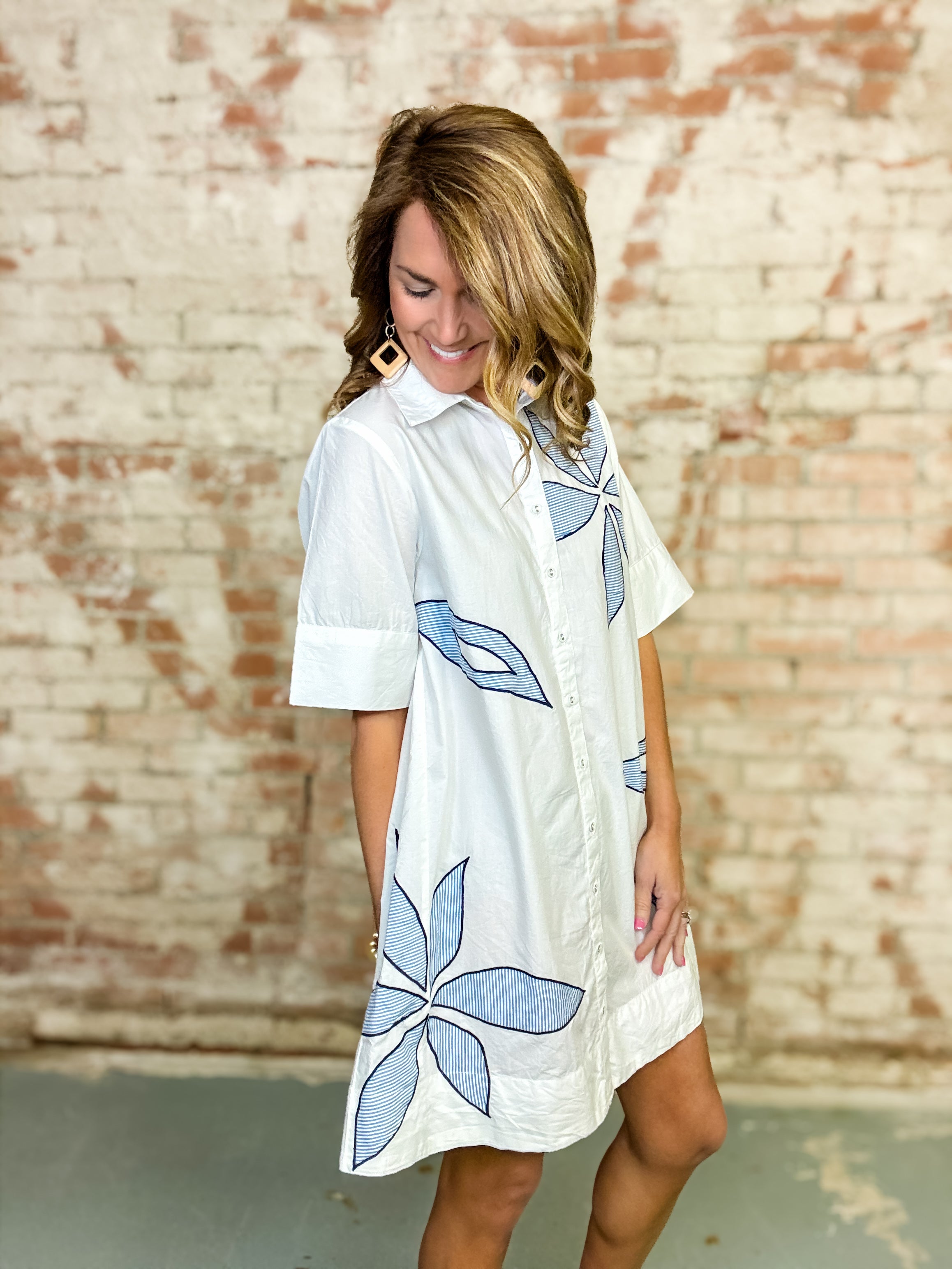 THML Fable Button Down Dress