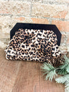 Bailey Leopard Clutch